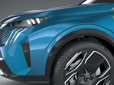 Peugeot E-3008 2024 3D model purchase
