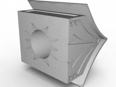 Camper Van Tow Ball Cover Cap Design 4 3D print model