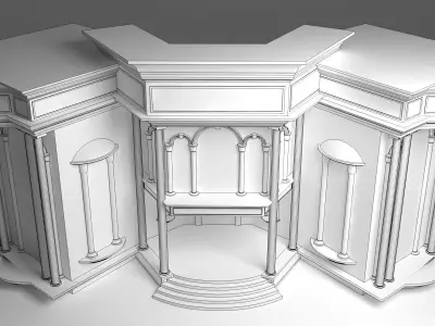 Modern Stage 3D model purchase
