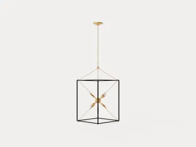 Glendale Pendant lamp - Gull Low-poly 3D model
