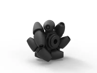 Mecanum wheel 3D print model