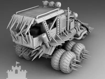 Assembled Death Machine 3D print model