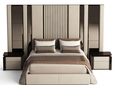 Elve luxury bed 3D model