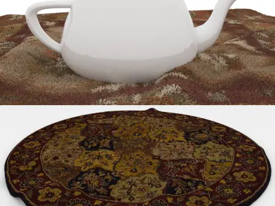 Rugs No 874 Low-poly 3D model
