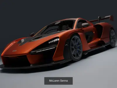 McLaren Supercar Collection  High-End 3D Car Pack
