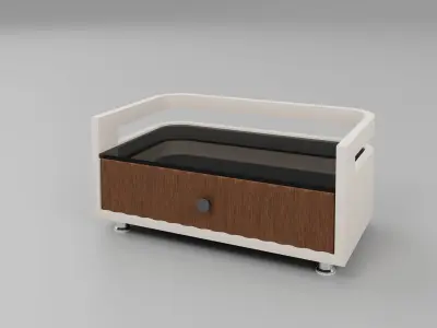 Elegant Side Table V1 3D model