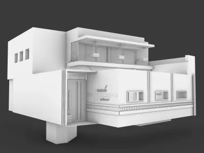 CAFE MORROCOO 3D model