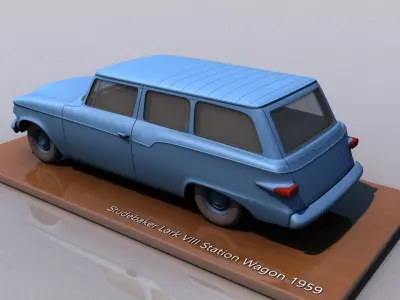 Studebaker Lark VII Station Wagon 1959 3D print model