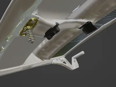 Porsche 911 Ducktail 3D print model