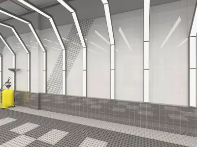 Car Service 3D model