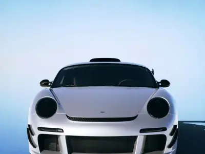 RUF CTR3 Clubsport 2012 Low-poly 3D model