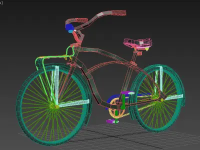 Bicycle vintage - vintage 3D model