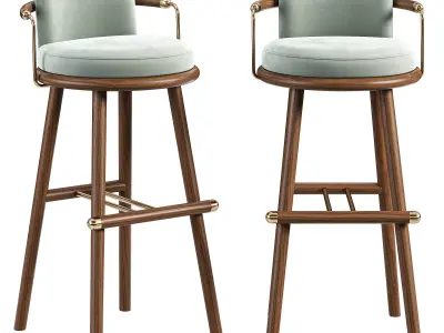 DARLA BAR CHAIR 3D model