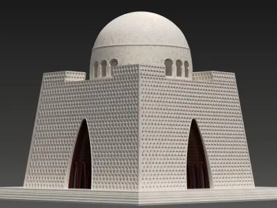 Quaid-e-Azam Tomb 3D model
