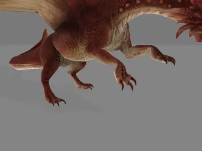 red dragon 3D model