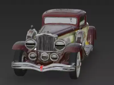 Antique Car 3d Model almost in all format 3D model