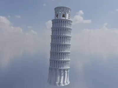 Leaning Tower of Pisa 3D model