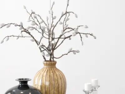 Modern vase decoration 3D model