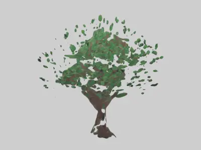 Ecofriendly Wall Decor Low-poly 3D model