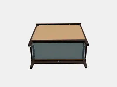 IDANAS Chest of 4 drawers 1 Low-poly 3D model