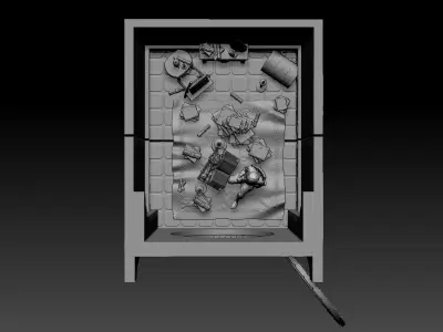 Book Nook Lamp Bag End Bilbo Baggins Lord of the Rings 3D print model