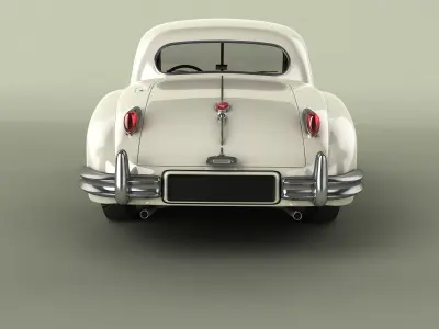 Jaguar XK140 Fixed Head Coupe 3D model