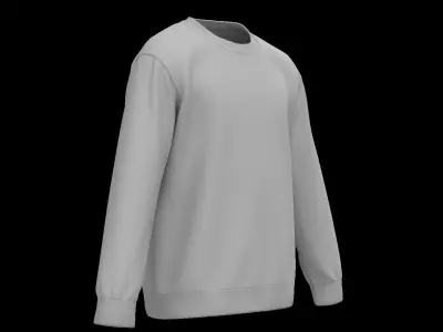 Kids male long sleeve 3D model