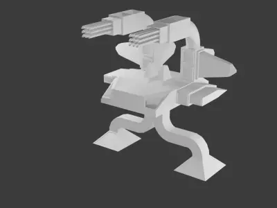 Alien car 3D model