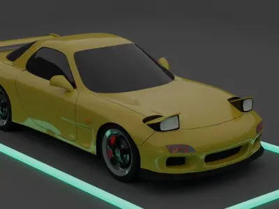 mazda rx7 3D model