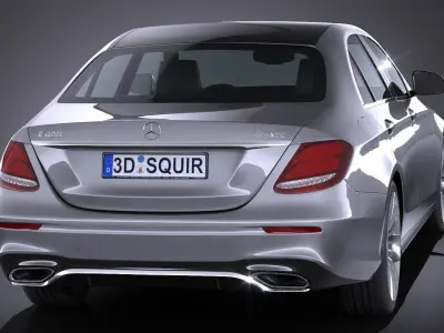 Mercedes-Benz E-Class AMG 2017 3D model
