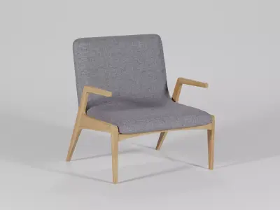 Politura Armchair 65x63x75 Low-poly 3D model
