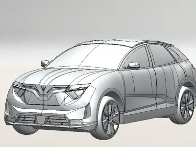 Vinfast VF8 3D print model