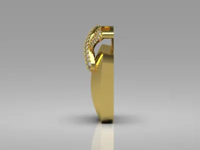 diamond X pendandt jp0230 3D print model