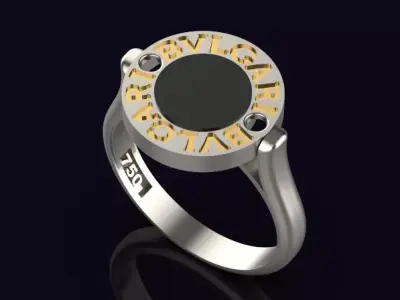 bvlgari ring 3D print model