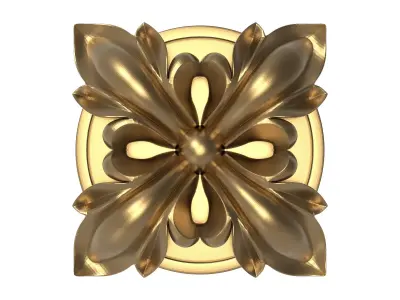 decorative pattern ready for 3D printing 3D model