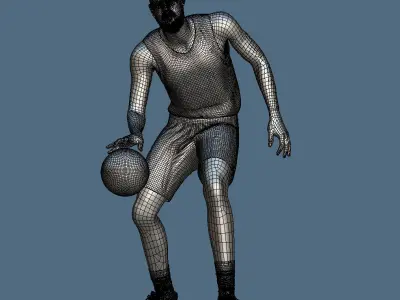 3D Rigged Ivica Zubac Clippers NBA 3D model