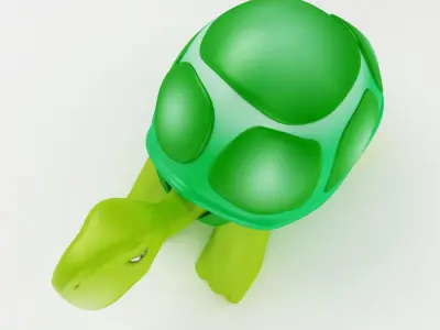 Tortoise cartoon 3d model 3D model