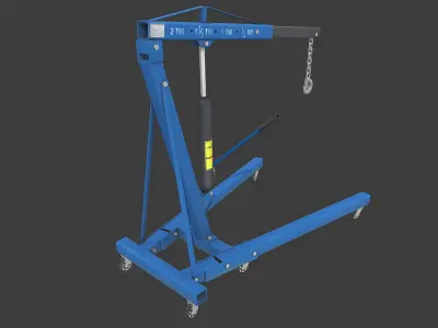 Engine Crane Low-poly 3D model by kanistrastudio