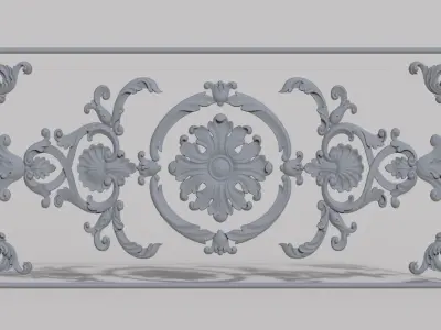 Furniture wood carving file stl for 3D print model 1022 3D print model