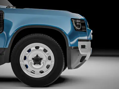 Land Rover Defender 110 Hardtop 2021 3D model