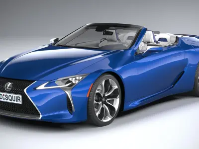 Lexus LC 500 Convertible 2021 3D model