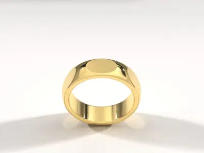 Minimalist Ring 3D print model
