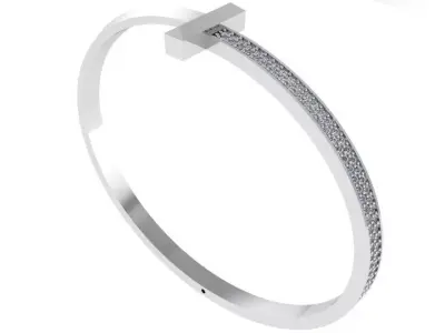T Shape Bracelet 0505 3D print model