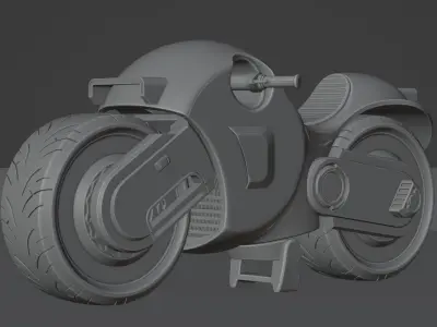 Concept Bike Motorcycle 3D model