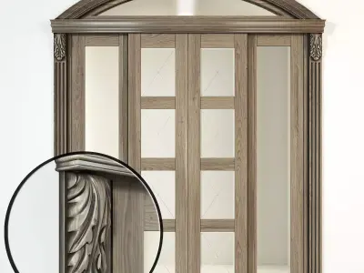 sliding door 3D model