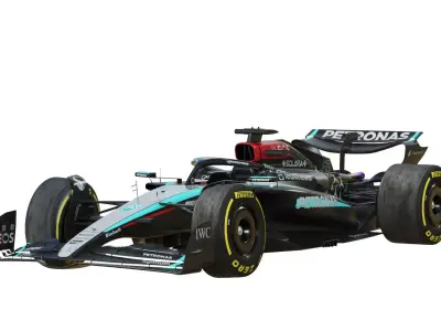 F1 Mercedes W15 2024 3D model