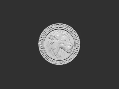 lion head 3D print model buy
