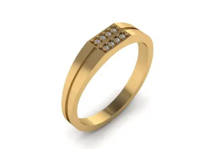 Jewelry Ring  3D print model 2