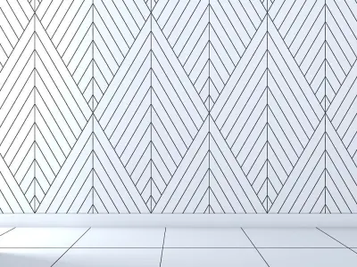 3d wall panel Low-poly 3D model 15