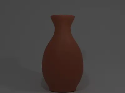 clay vase Free 3D model purchase